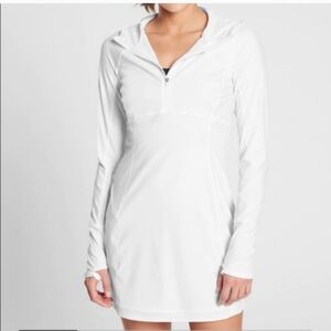 Athleta Pacifica II White Cover Up Dress NWT Size M/L